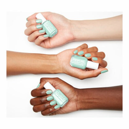 essie salon-quality nail polish, vegan, mint green, Seas The Day, 0.46 fl oz