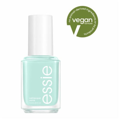 essie Salon-Quality Vegan Nail Polish, 702 Mint Candy Apple, 0.46 fl oz