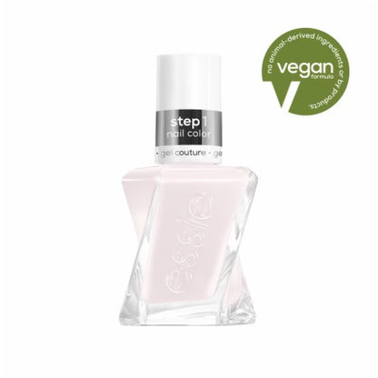 essie gel couture gel-like nail polish, vegan, white, pre-show jitters, 0.46 fl oz