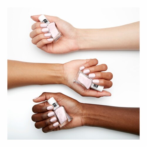 essie gel couture gel-like nail polish, vegan, white, pre-show jitters, 0.46 fl oz