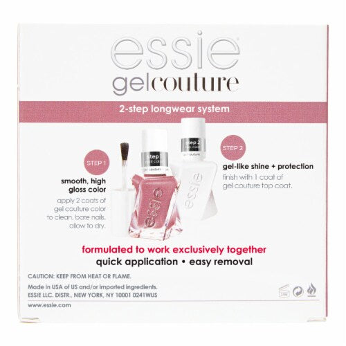 essie gel couture long-lasting mani kit, vegan, mauve, top coat, Take Me To Thread Kit, 1 kit