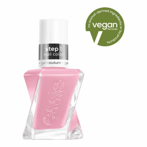 essie gel couture gel-like nail polish, vegan, pink, bodice goddess, 0.46 fl oz