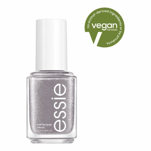 essie salon-quality nail polish, vegan, gunmetal gray, Gadget-Free, 0.46 fl oz