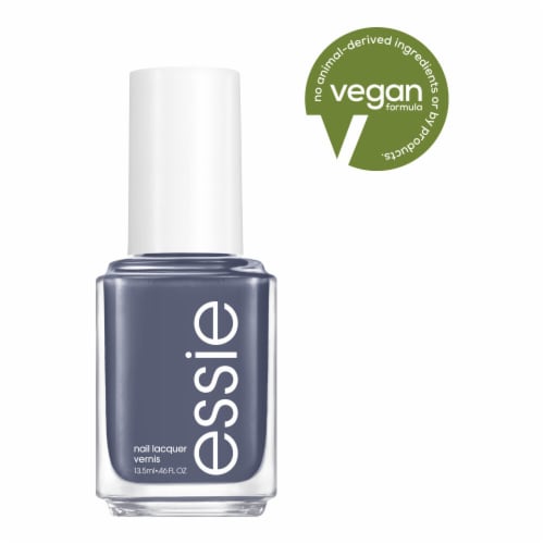 essie salon-quality nail polish, vegan, steel gray, Toned Down, 0.46 fl oz