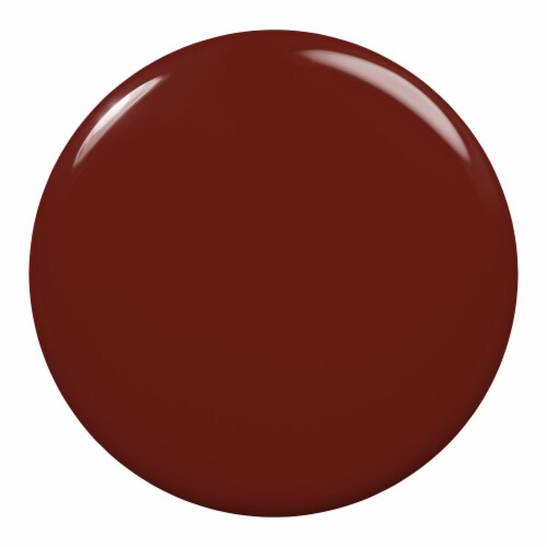 essie salon-quality nail polish, vegan, deep red-brown, Bed Rock & Roll, 0.46 fl oz