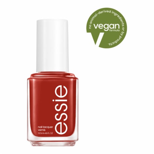 essie salon-quality nail polish, vegan, burnt orange, Yes I Canyon, 0.46 fl oz