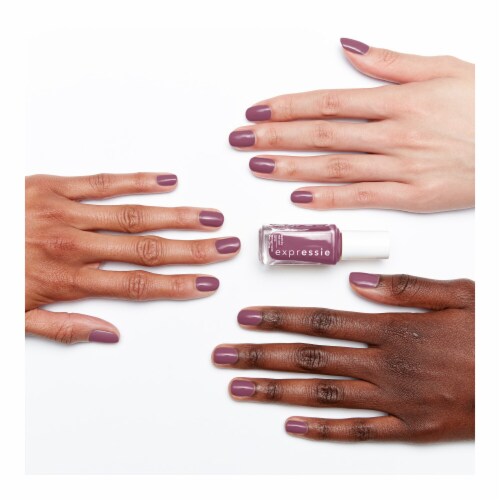 essie expressie quick dry nail polish, 8-free vegan, mauve purple, Get A Mauve On, 0.33 fl oz