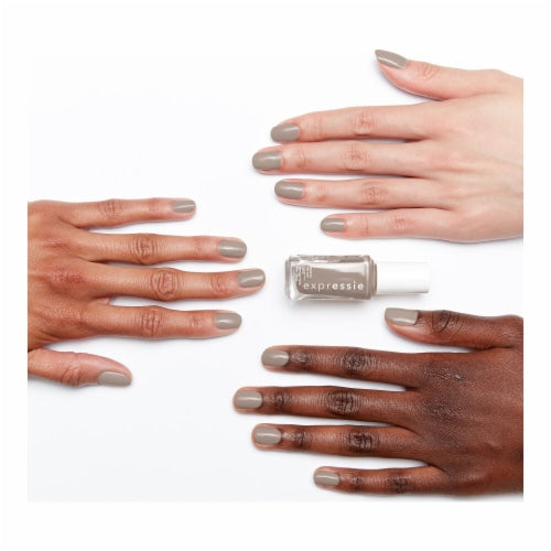 essie expressie quick dry nail polish, vegan formula, true black, Now Or Never, 0.33 fl oz
