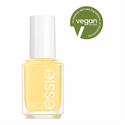 essie salon-quality nail polish, vegan, light yellow, All Fun & Games, 0.46 fl oz