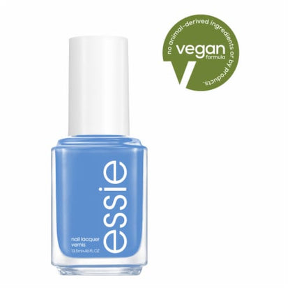 essie salon-quality nail polish, vegan, cornflower blue, Ripple Reflect, 0.46 fl oz