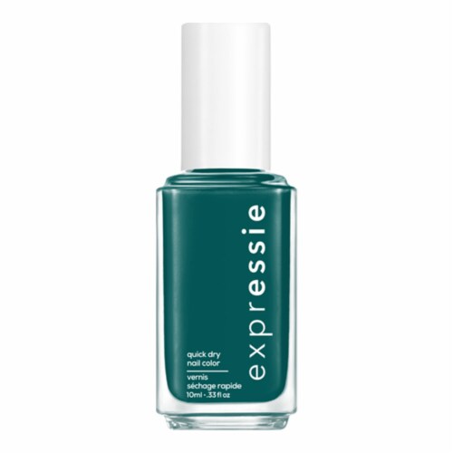 essie expressie quick dry nail polish, vegan formula, kelly green, Streetwear N' Tear, 0.33 fl oz