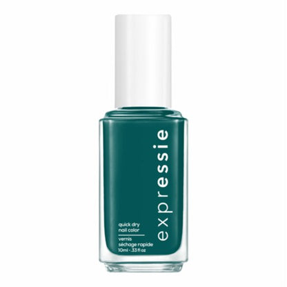 essie expressie quick dry nail polish, vegan formula, kelly green, Streetwear N' Tear, 0.33 fl oz