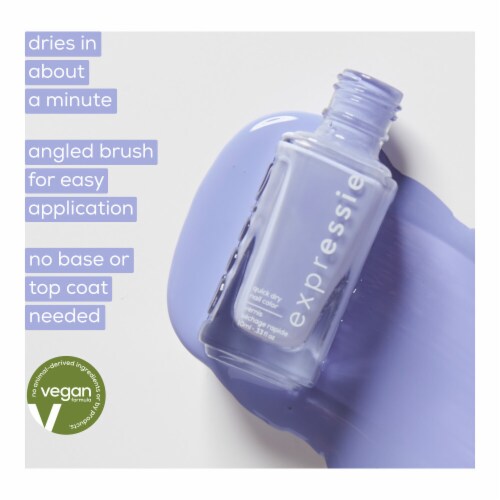 essie expressie quick dry nail polish, vegan formula, white, Daily Grind, 0.33 fl oz