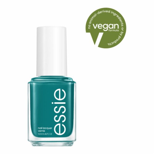 essie salon-quality nail polish, vegan, UnGuilty Pleasures, black, Home By 8, 0.46 fl oz