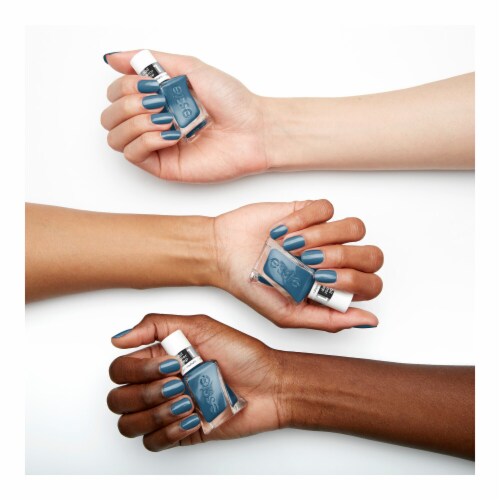 essie gel couture gel-like nail polish, vegan, blue, cut loose, 0.46 fl oz