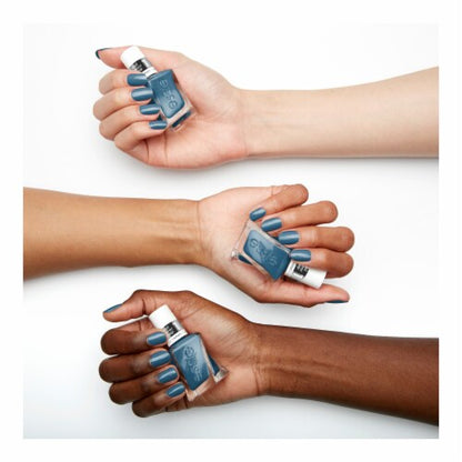 essie gel couture gel-like nail polish, vegan, blue, cut loose, 0.46 fl oz