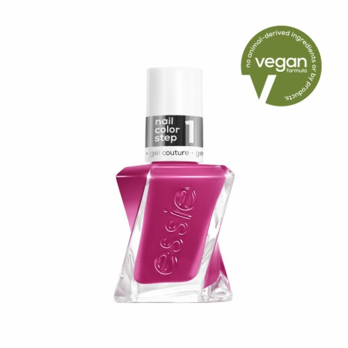 essie gel couture gel-like nail polish, vegan, pink, wilder than i seam, 0.46 fl oz