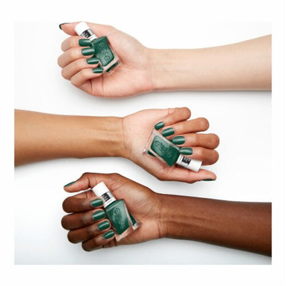 essie gel couture gel-like nail polish, vegan, green, In-Vest In Style, 0.46 fl oz