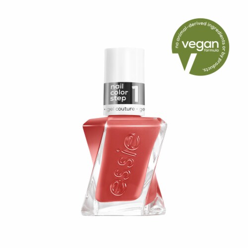 essie gel couture gel-like nail polish, vegan, neutral, woven at heart, 0.46 fl oz