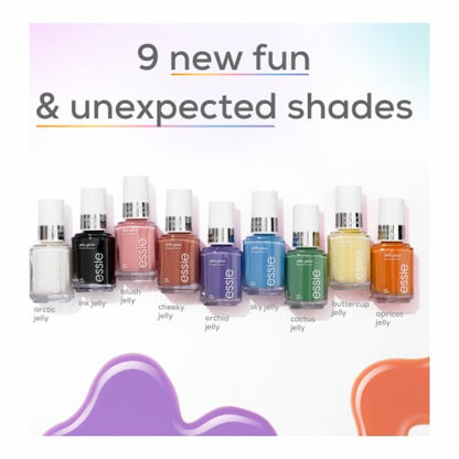 essie Nail Art Studio  jelly gloss nail polish, vegan, sheer finish, cheeky jelly, 0.46 fl oz