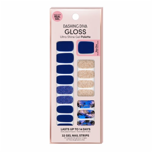 Dashing Diva GLOSS Ultra Shine Gel Palette Blue Vixon