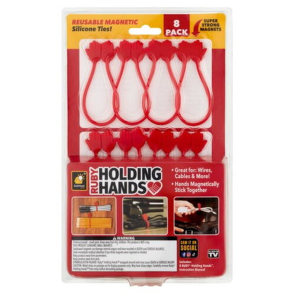 BulbHead Ruby Holding Hands Silicone Zip Ties