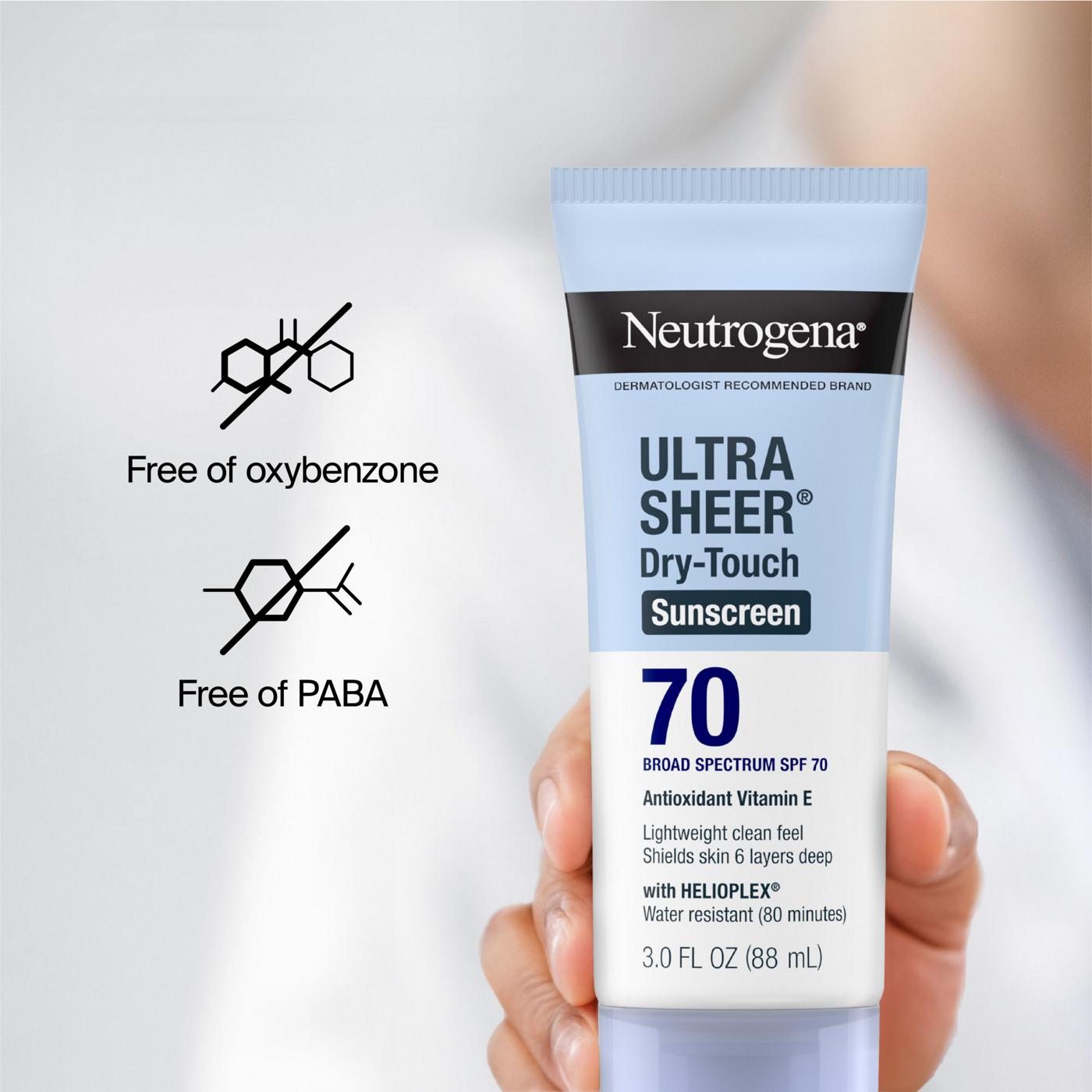 Neutrogena Ultra Sheer Spf#70 Dry-Touch Lotion 3oz
