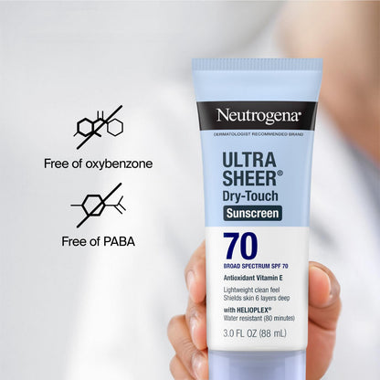 Neutrogena Ultra Sheer Spf#70 Dry-Touch Lotion 3oz