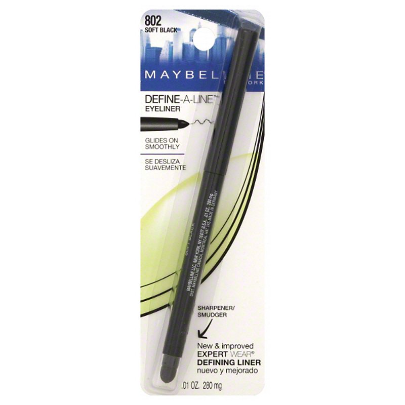 MAYBELLINE New York Define-A-Line Eye Liner Eye Makeup, 803 Brownish Black, 0.01 oz