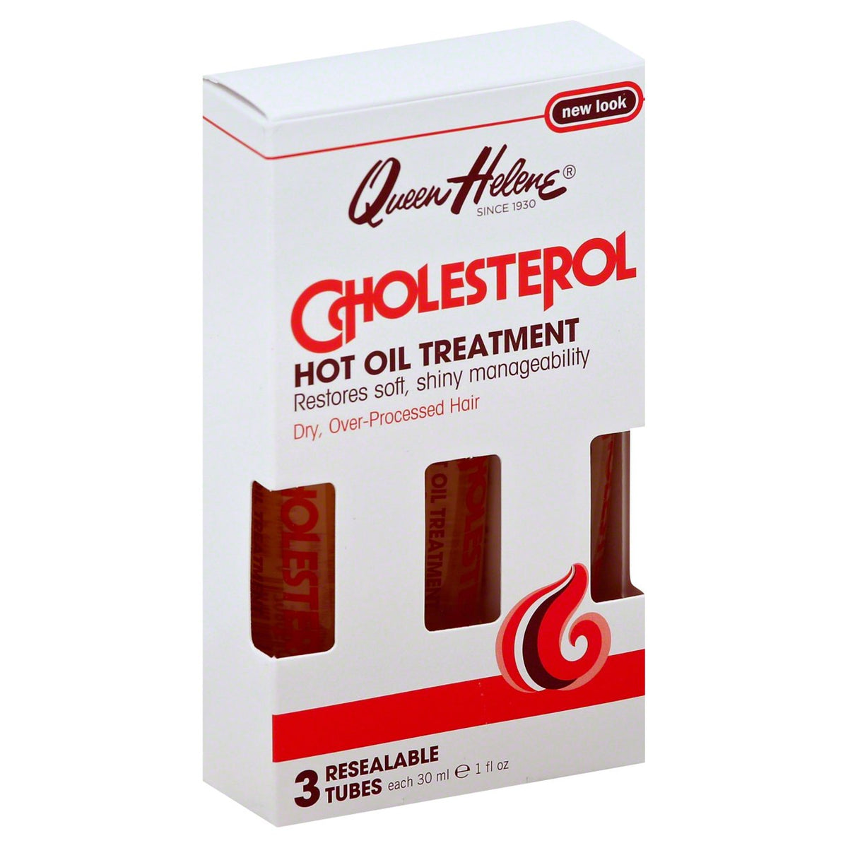 Queen Helene Cholesterol Hot Oil Treatment 3 Ct 1oz Tubes