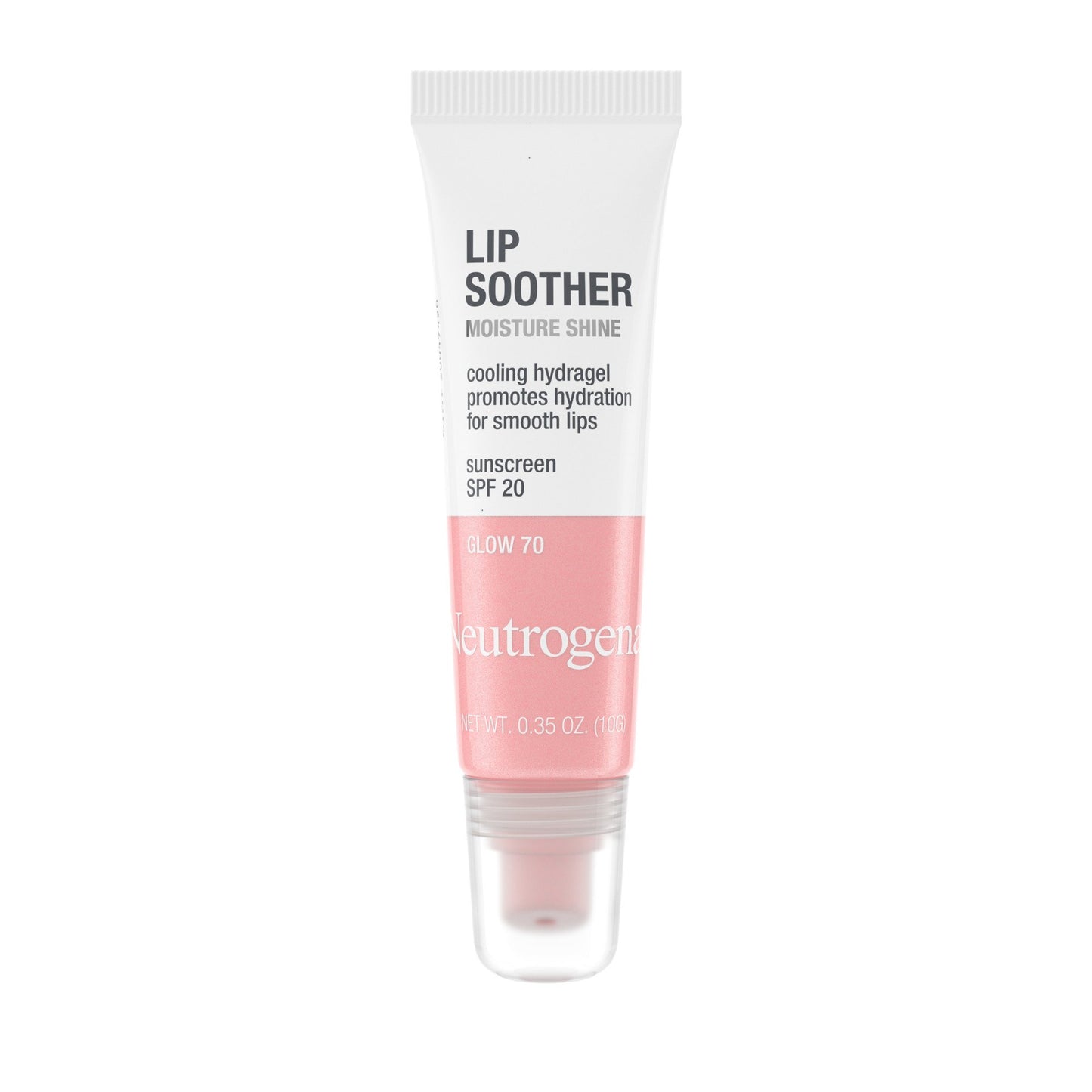 Neutrogena MoistureShine Lip Soother Gloss, SPF 20, Glow 70, .35 oz