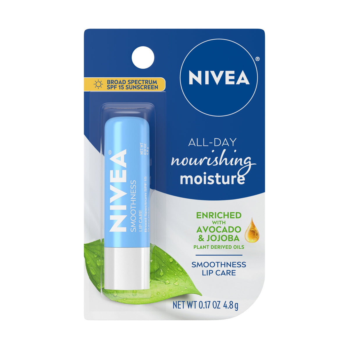 Nivea Lip Care Smoothness Twin Pack 0.17oz (6in)