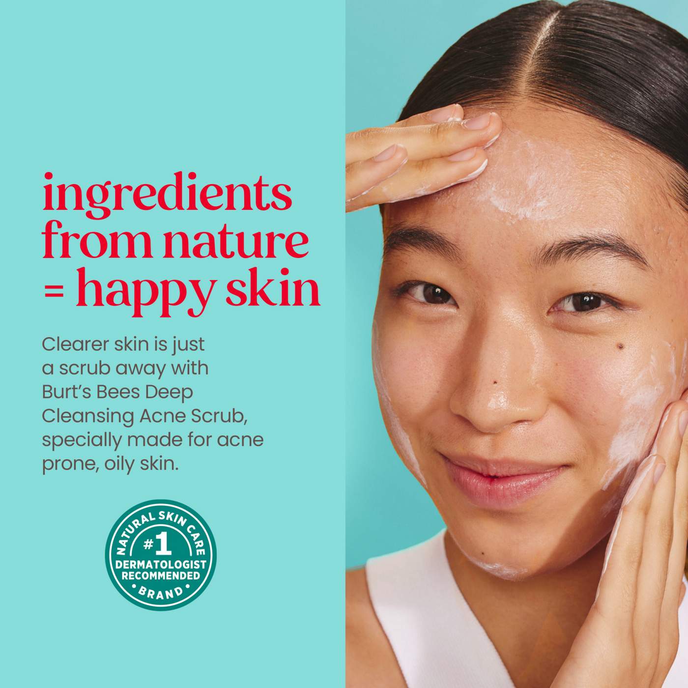 Burt's Bees Clear & Balanced Deep Cleansing Acne Scrub with Salicylic Acid, 4 oz