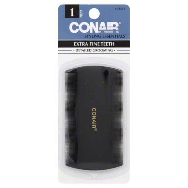 CONAIR Styling Essentials Groom & Detail Extra Fine Tooth Comb