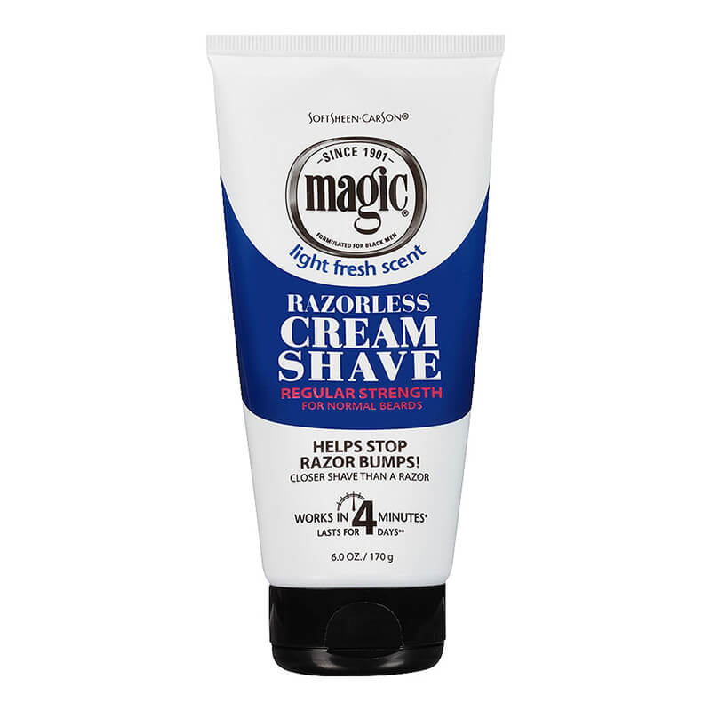 Magic Razorless Cream Shave Regular Strength 6oz