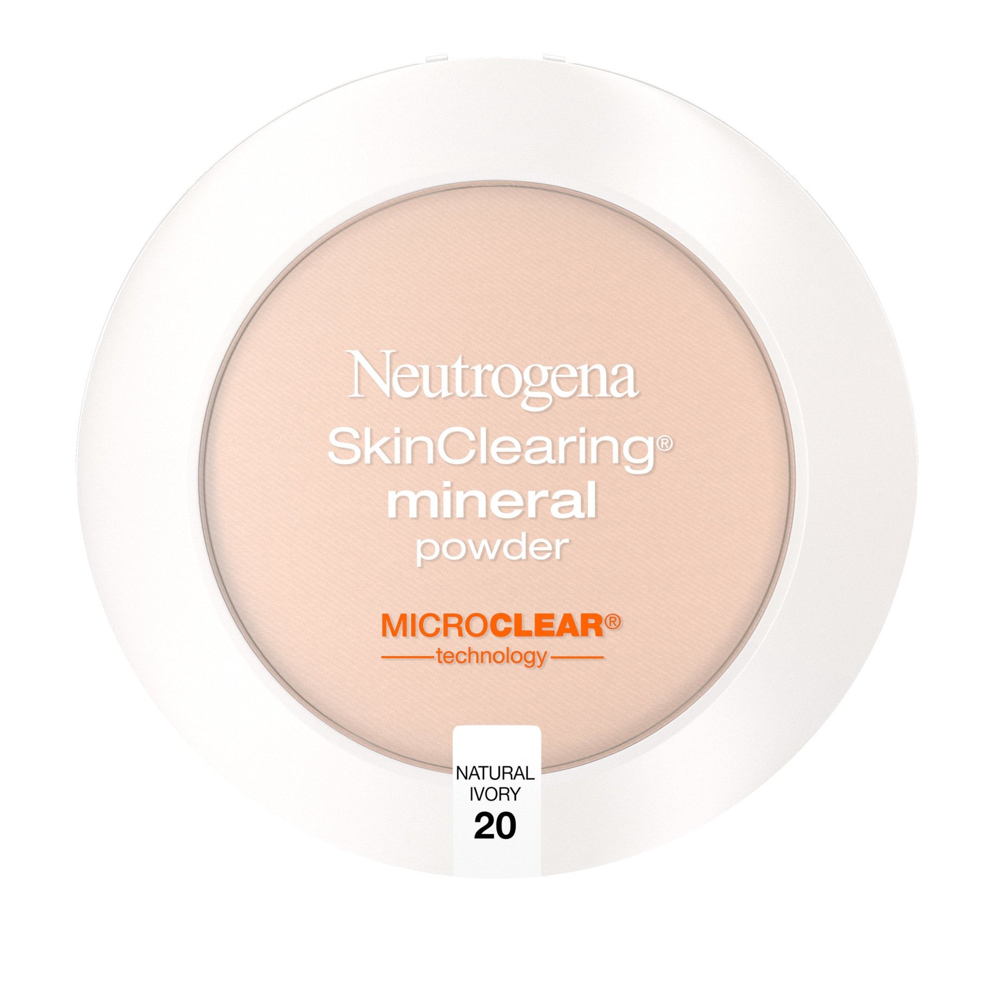 Neutrogena SkinClearing Mineral Acne Powder, Natural Ivory 20, .38 oz