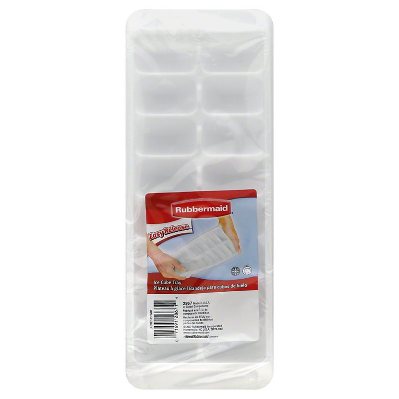 Rubbermaid Ice Cube Tray, Plastic, 1.0 CT