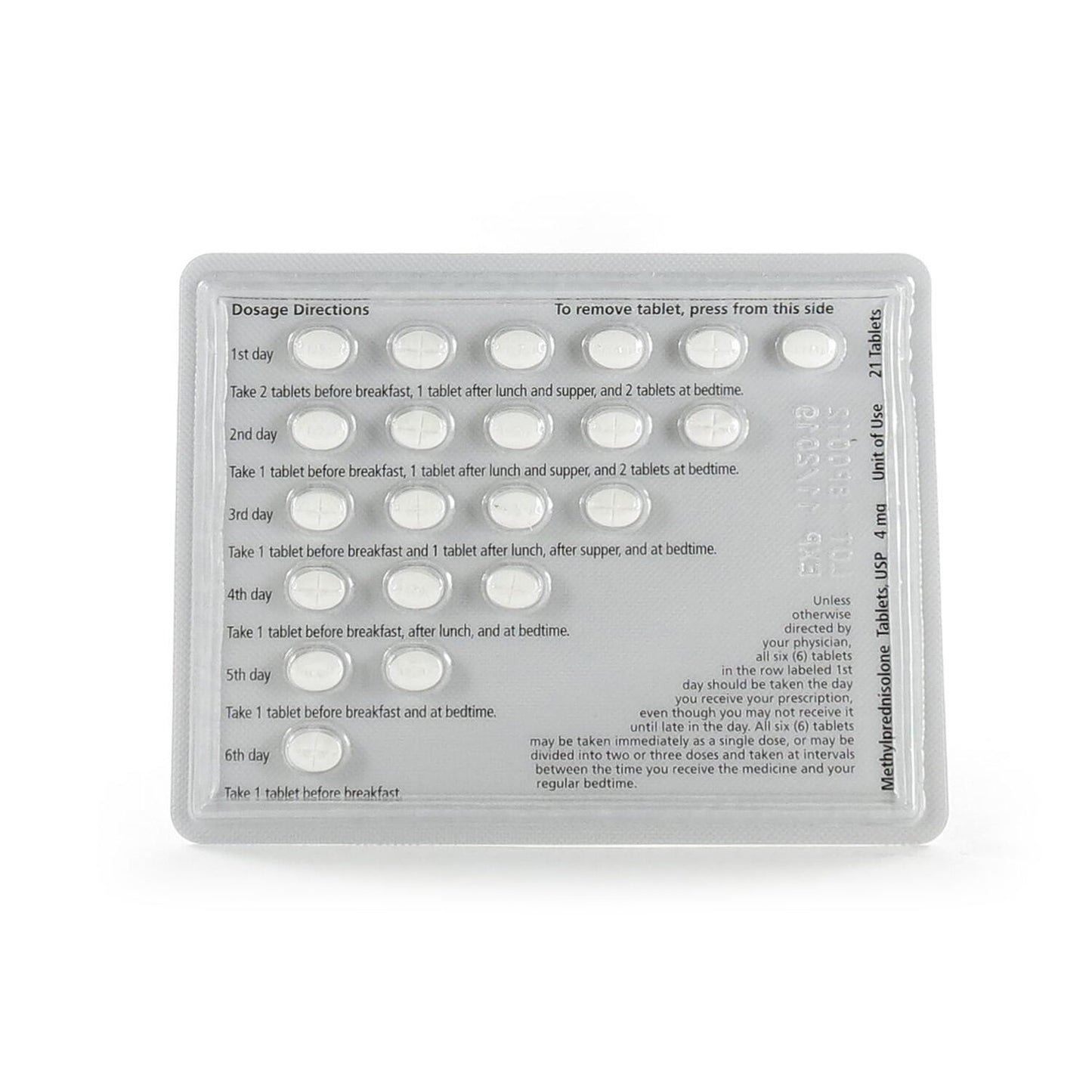 METHYLPRED TB 4MG 21UU DOSE PACK