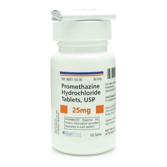 PROMETHAZINE HCL TB 50MG 100