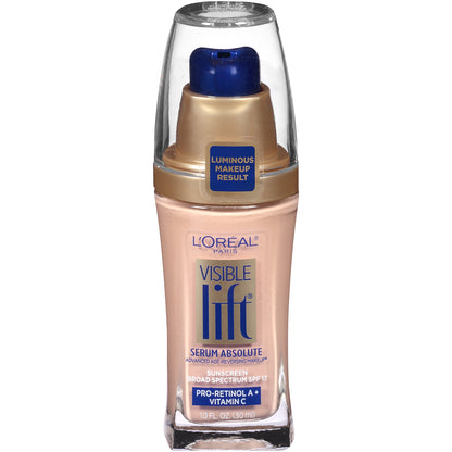 L'ORÉAL PARIS Visible Lift Serum Absolute Lightweight Foundation, 157 Classic Tan, 1 oz