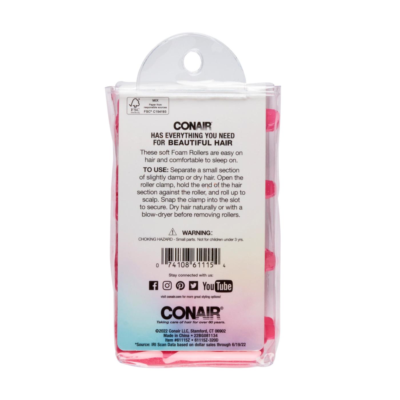 CONAIR Styling Essentials Extra Large Self Grip Rollers, 4 count