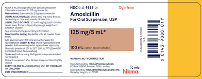 AMOXICILLIN CW 125MG 100