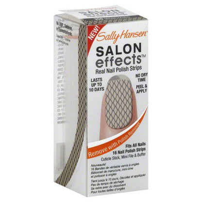 Sally Hansen Salon Effects Nail Strips Nail Polish -A-List Ruby, 32 count