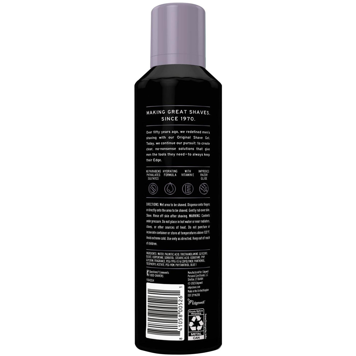 Edge Shave Gel Extra Moisturizing W/ Vitamin- E 7oz