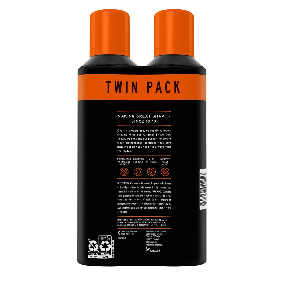 Edge Shave Gel Sensitive With Aloe 7oz