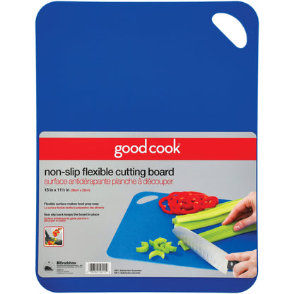 Good Cook Non-Slip Flexible Cutting Board - Assorted Colors, 11.5" x 15"