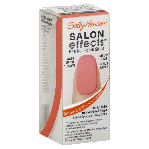 Sally Hansen Salon Effects Nail Strips Nail Polish - Pink Blossom, 32 count