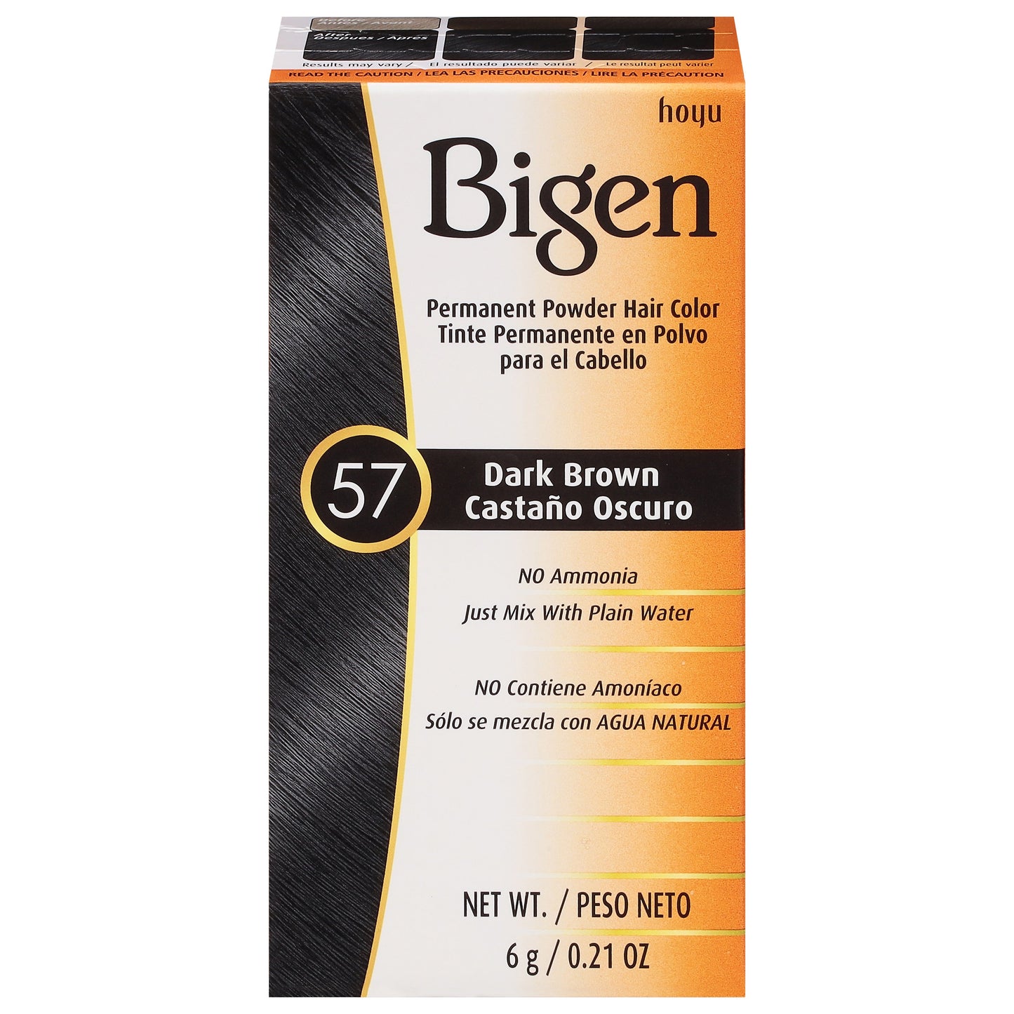 Bigen Powder Hair Color #57 Dark Brown 0.21oz