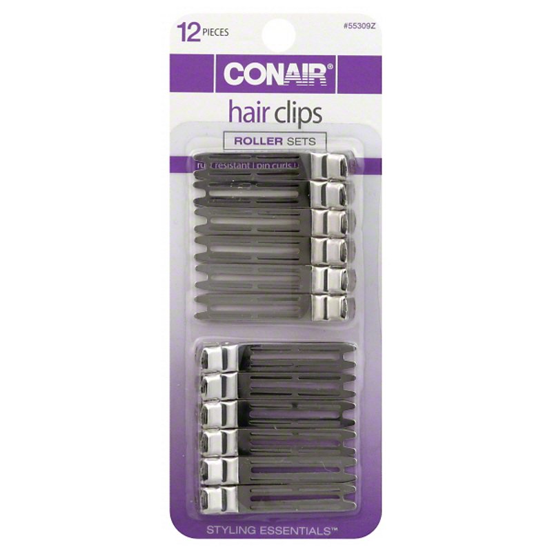 CONAIR Styling Essentials Sectioning Clips, 4 count