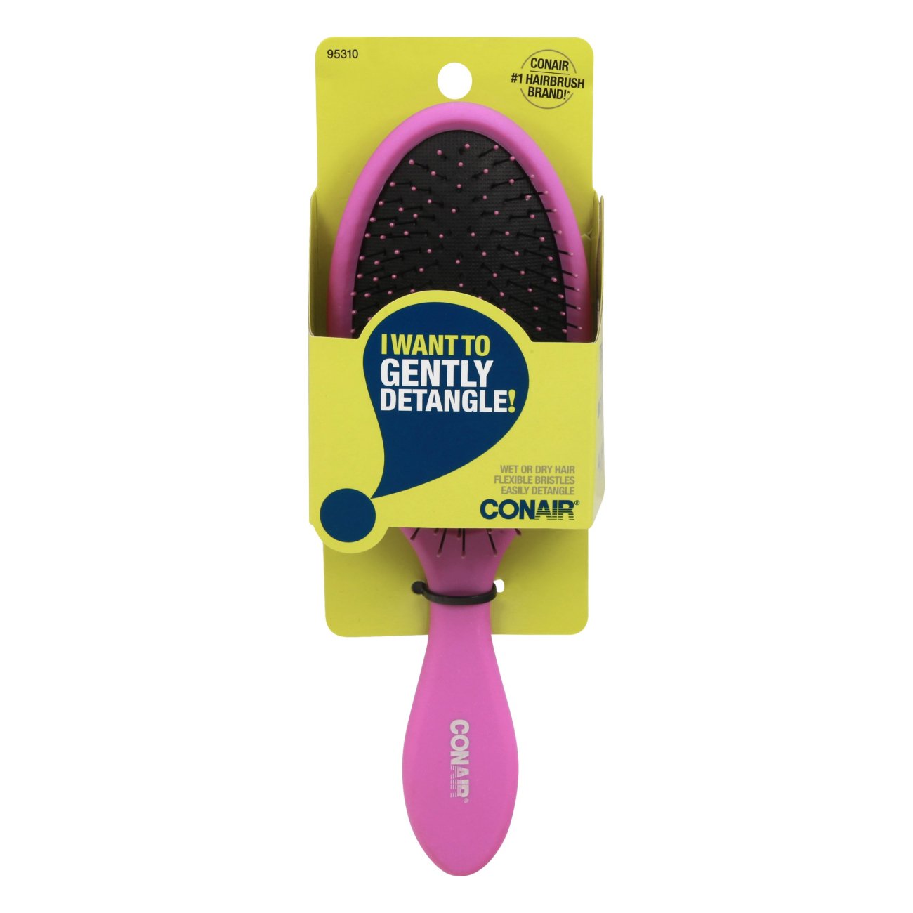 CONAIR Detangling Flexi Hair Brush, 2 count